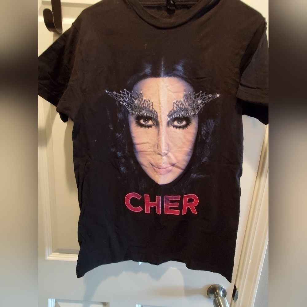 Cher Dress to kill tour concert tshirt sz med